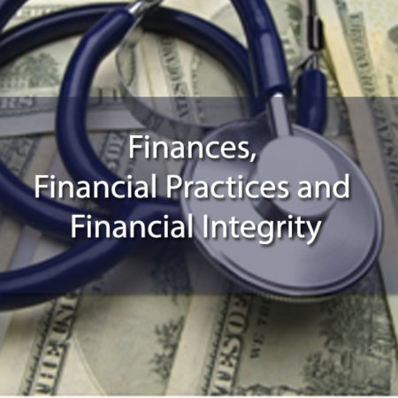 Finances, Financial Practices and Financial Integrity